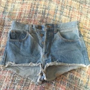 Cute brandy Melville high waist jean shorts